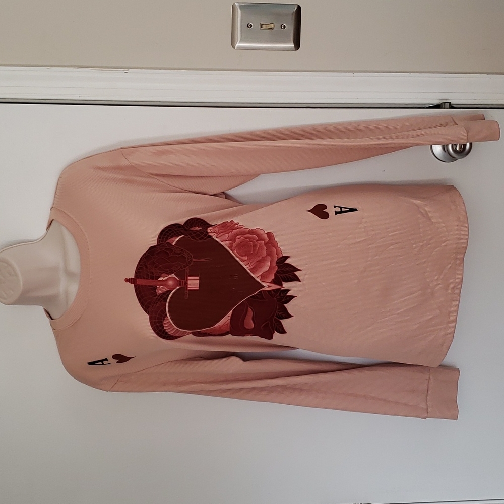 OC Order Plus Ace of Hearts Snake Top Size M